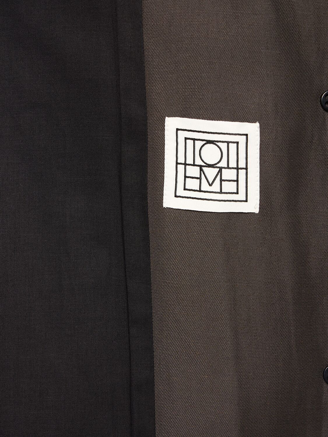 Shop Totême Easy Raglan-sleeve Fluid Viscose Coat In Grey