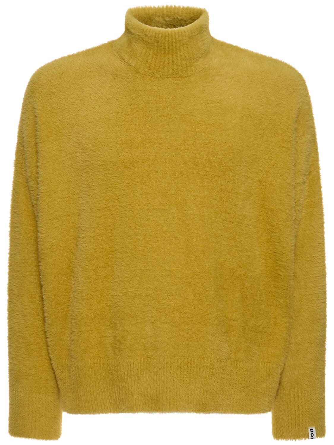 Crop Oversize Knit Turtleneck Sweater
