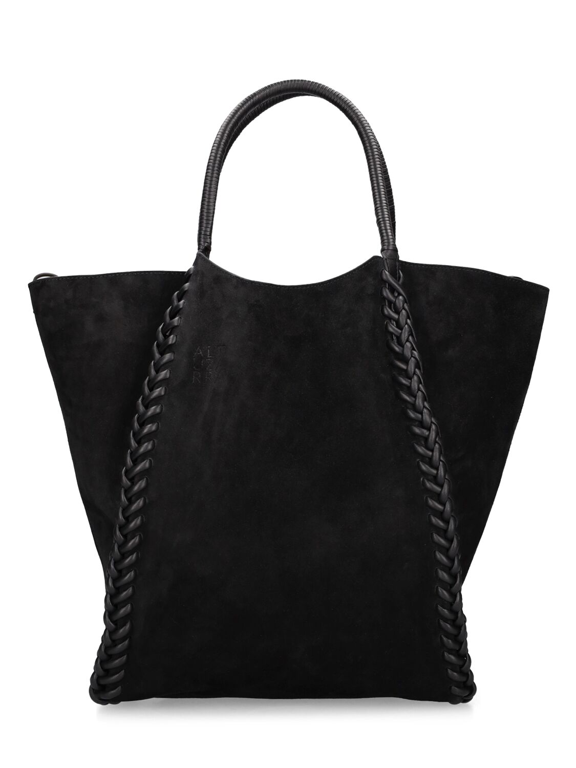 Image of Braided Suede Tote Bag