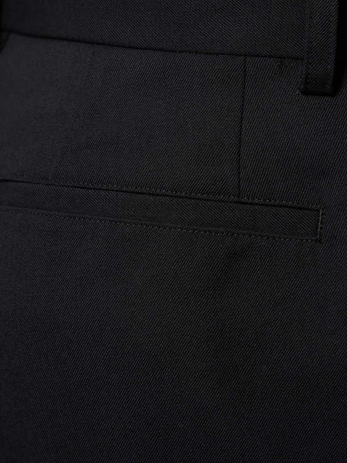 Shop Noir Kei Ninomiya Wool Gabardine Voluminous Flare Pants In Black