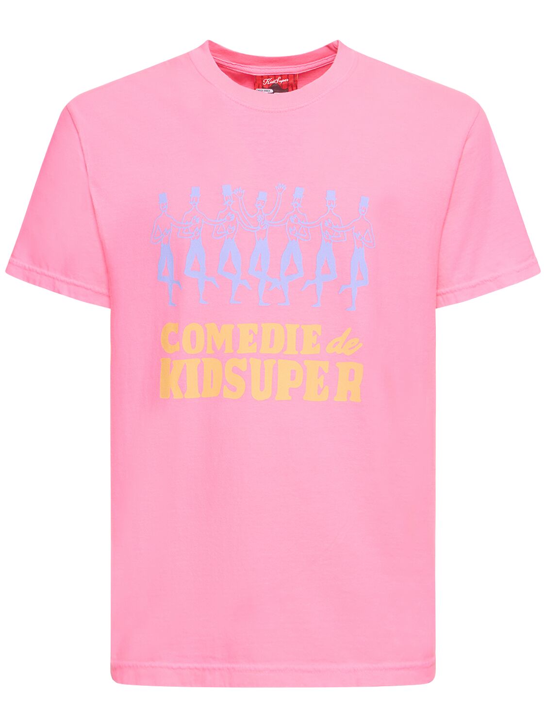 Kidsuper Comedie De  Cotton T-shirt In Fuchsia
