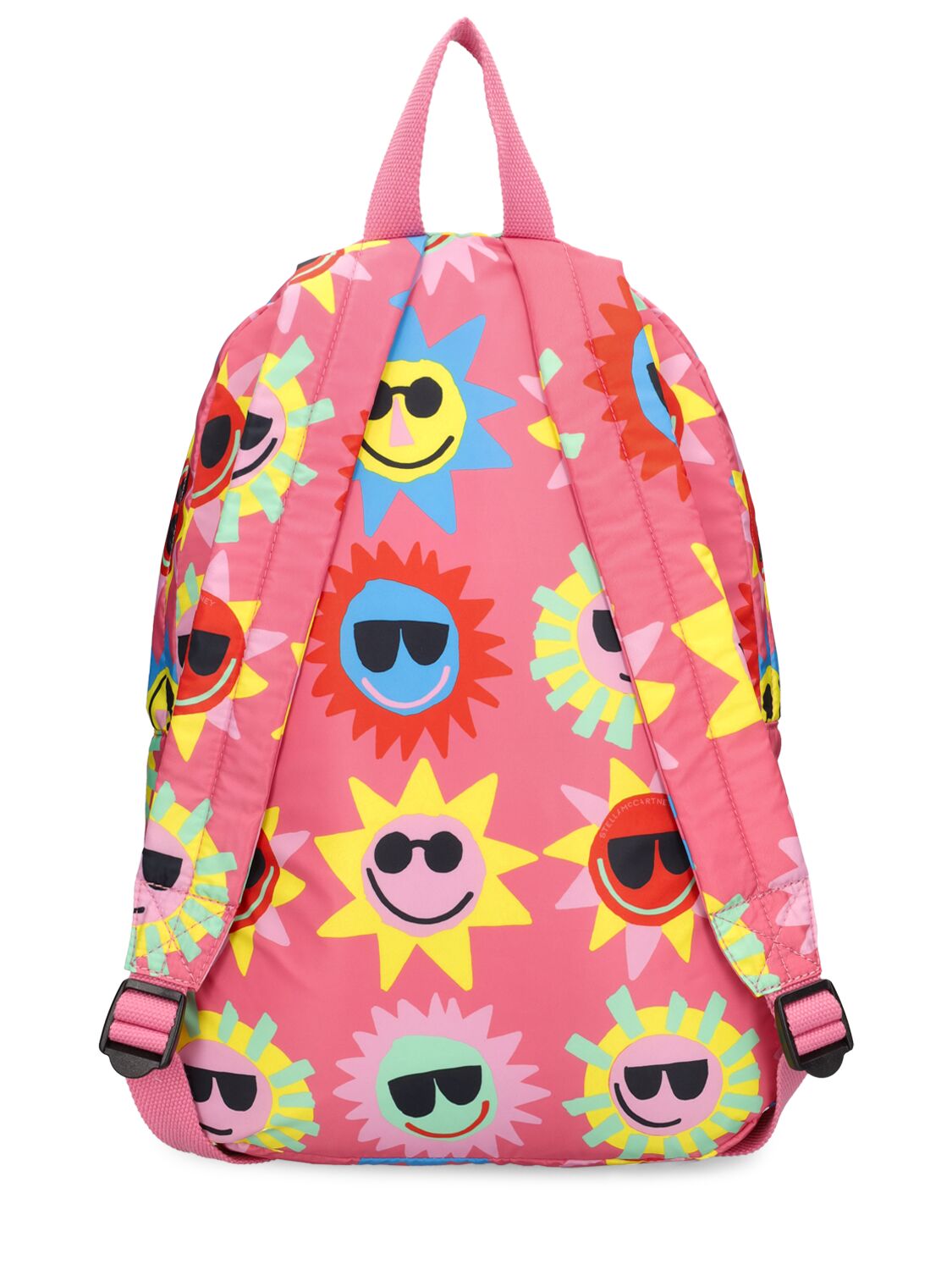 Shop Stella Mccartney Printed Tech Backpack In Fuchsie