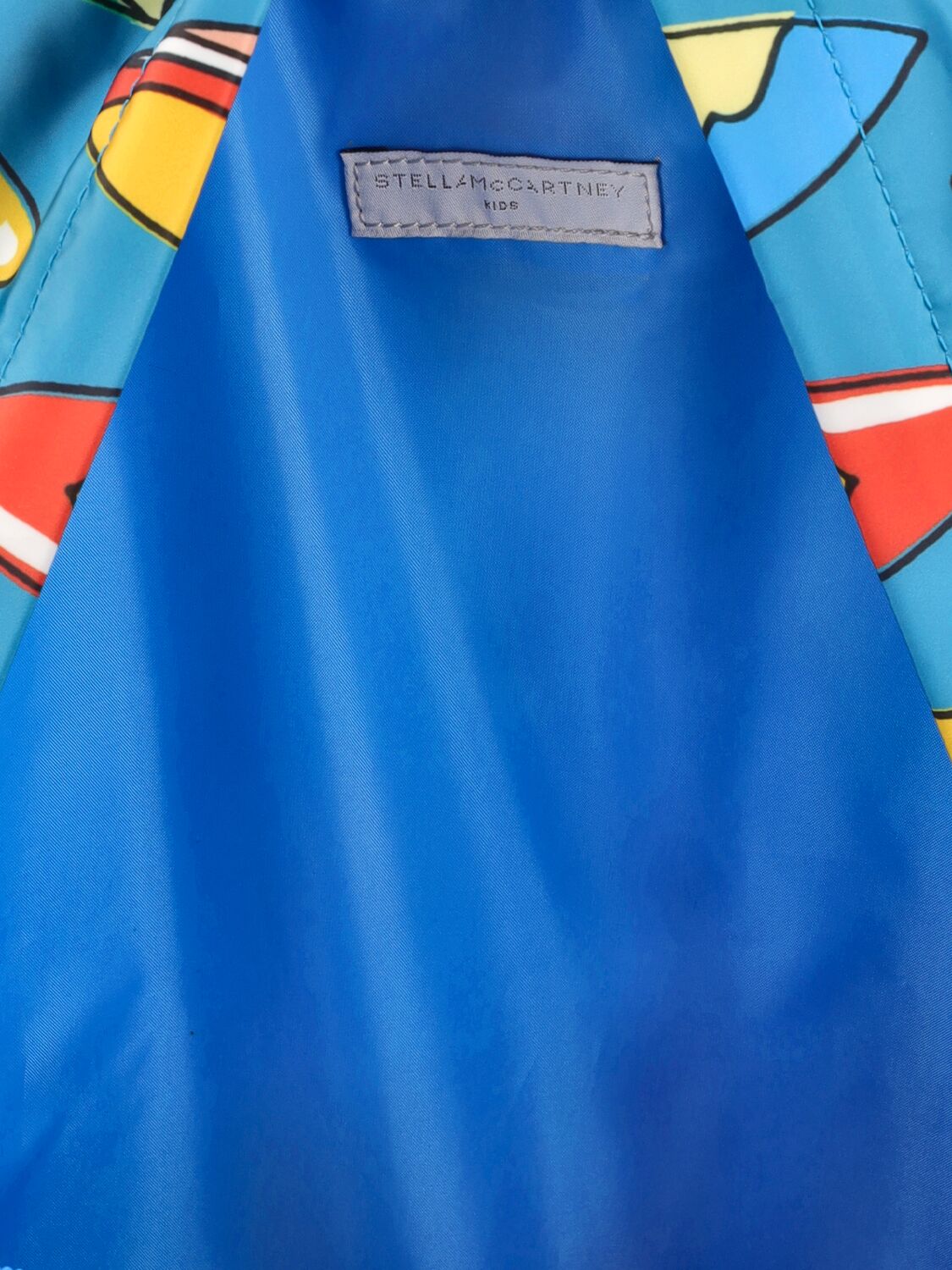 Shop Stella Mccartney Recycled Nylon Backpack In Blau,bunt