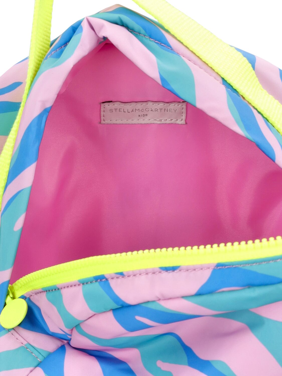 Shop Stella Mccartney Printed Tech Backpack In Bunt
