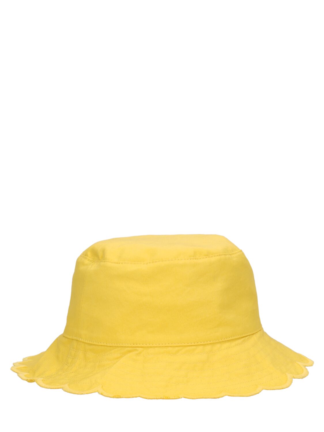 Shop Stella Mccartney Organic Cotton Poplin Hat In Yellow