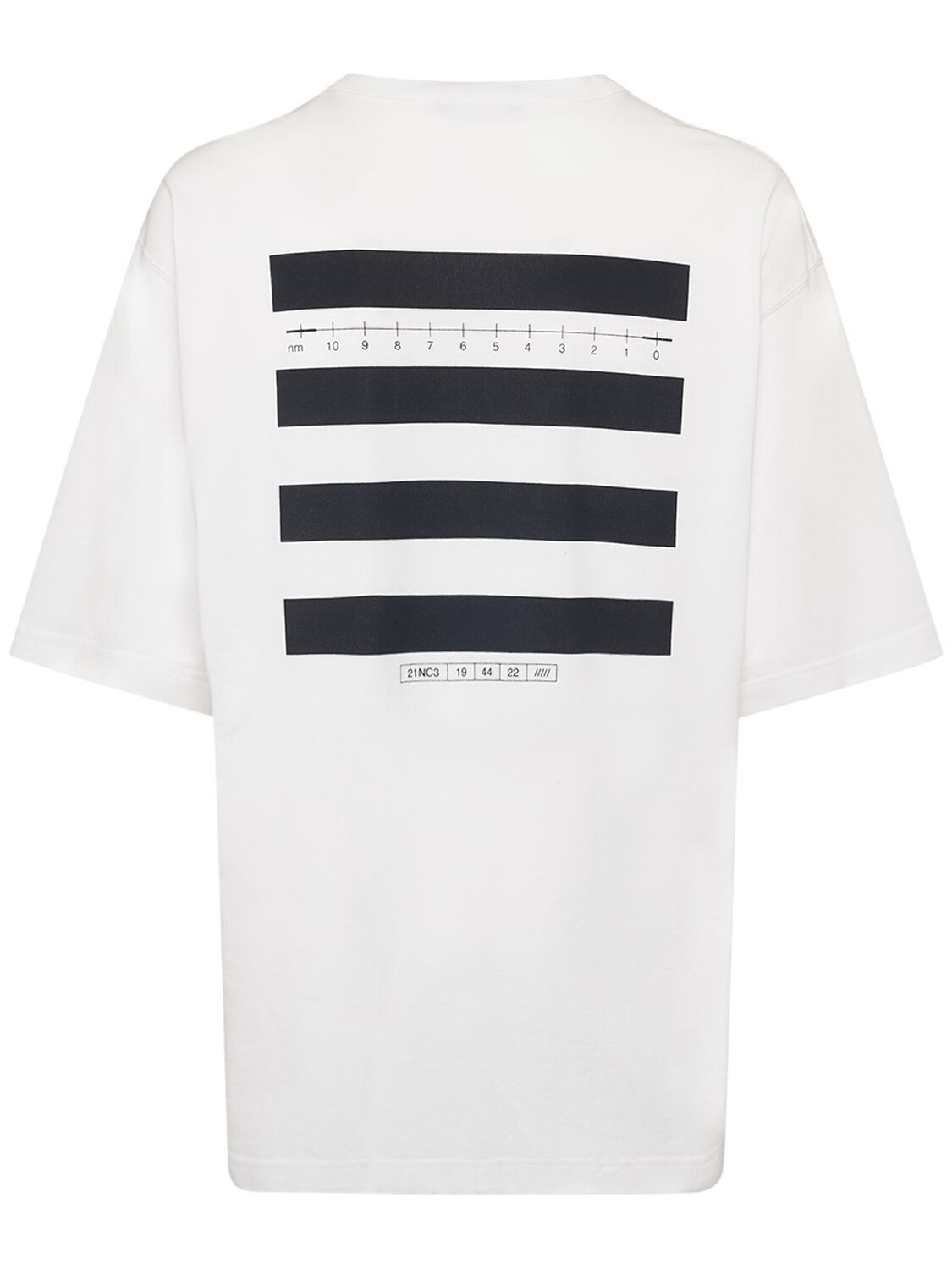 Shop Dolce & Gabbana Oversized Cotton Jersey T-shirt In White Ottico