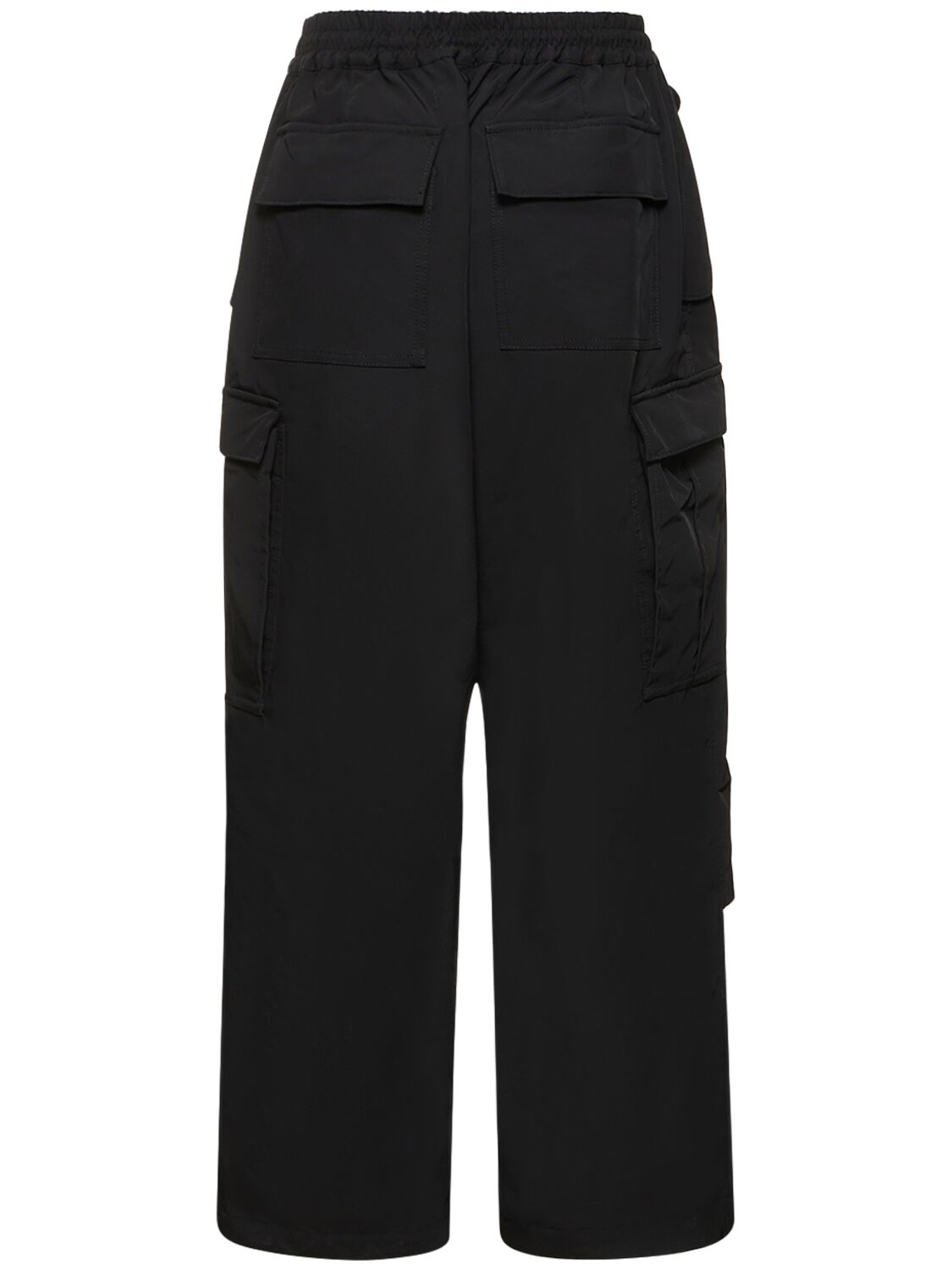 Shop Junya Watanabe Straight Oxford Tech Cargo Pants In Black