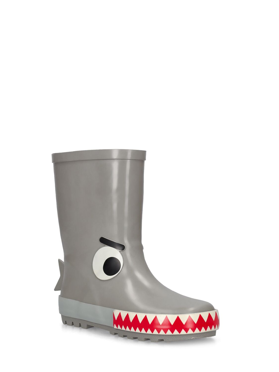 Shop Stella Mccartney Rubber Rain Boots In Grau