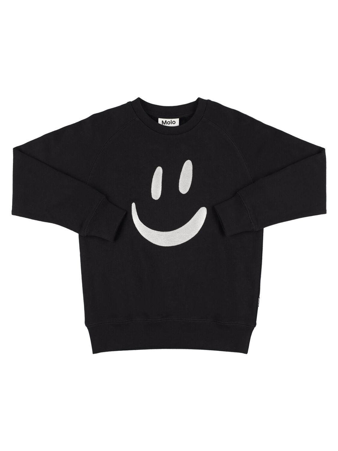 Image of Smile Logo Cotton Sweatshirt