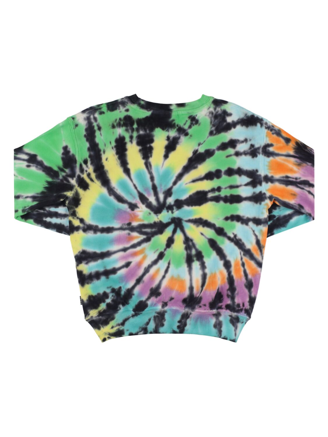 Shop Molo Tie Dye Print Organic Cotton Sweatshirt In Multicolor