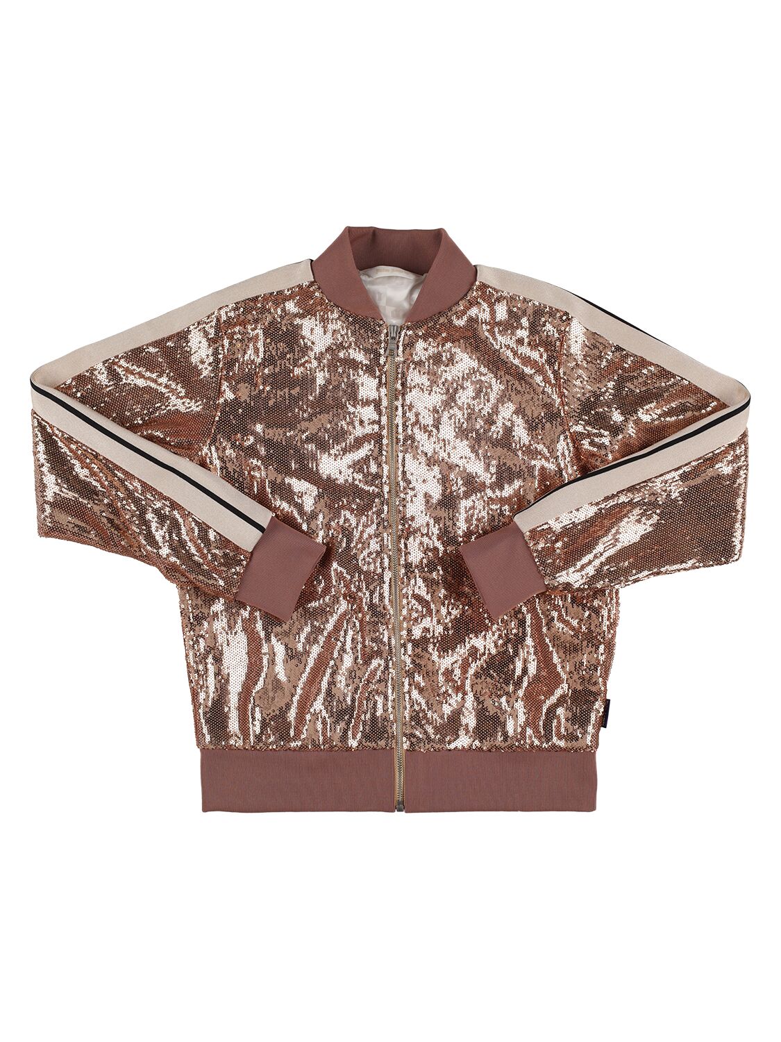 PALM ANGELS SEQUINED ZIPPED TRACK JACKET