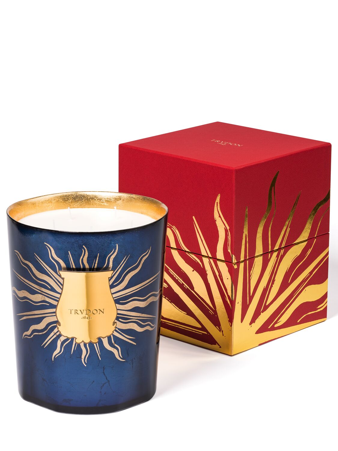 Shop Trudon 2.8kg Fir Candle In Blue