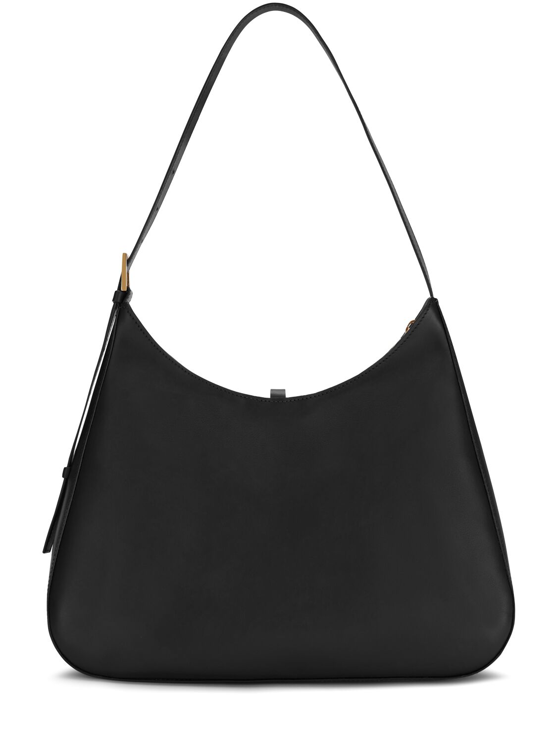 Shop Demellier Large Tokyo Smooth Leather Shoulder Bag In Schwarz