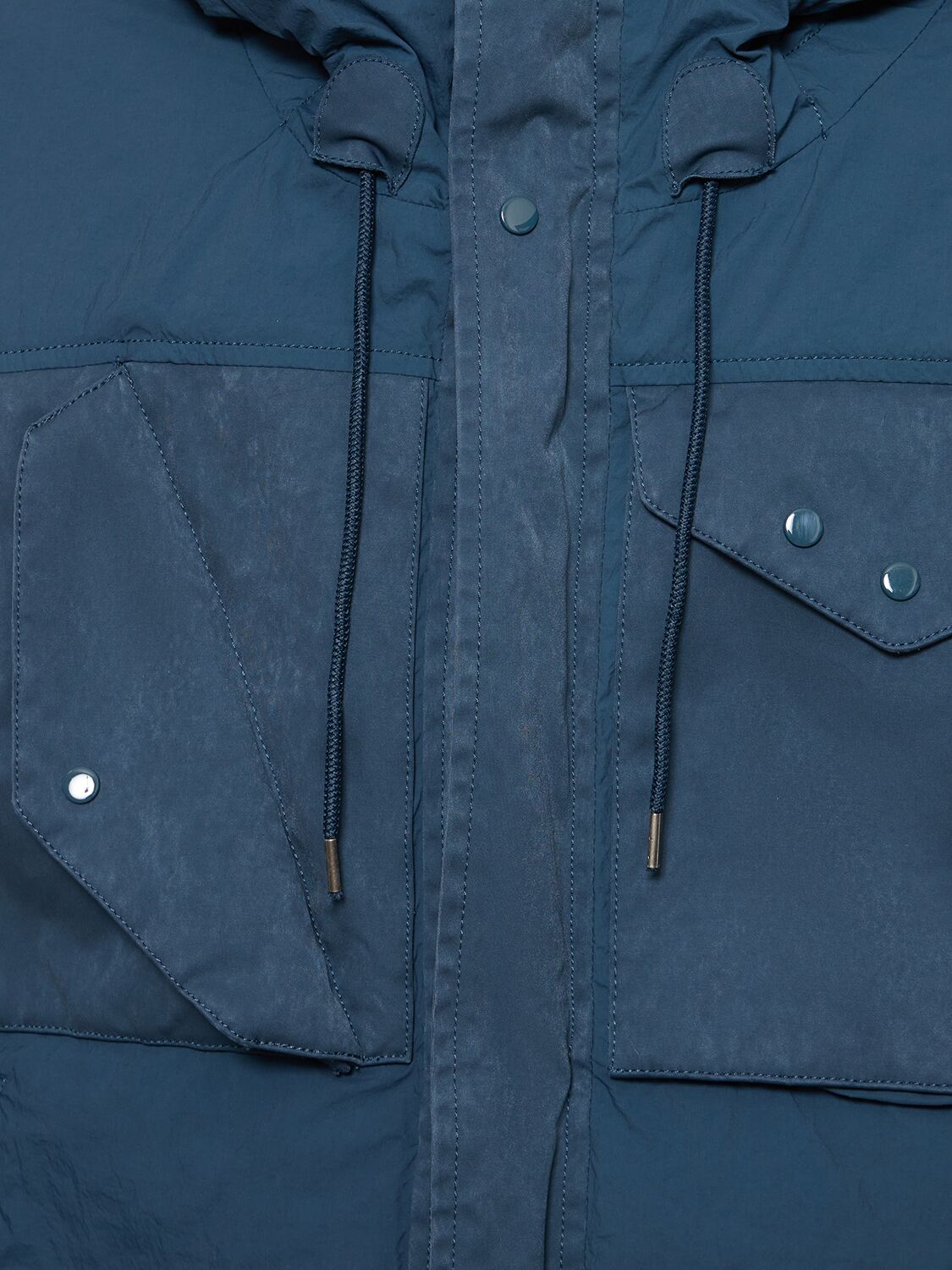 Shop Ten C Mid Layer Jacket In Blue