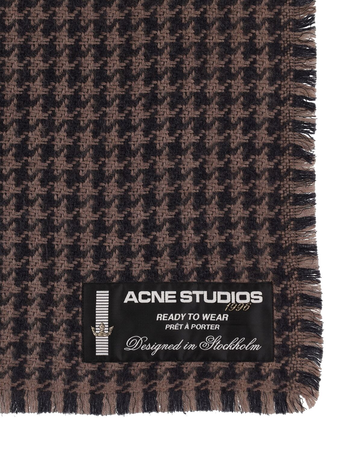 Shop Acne Studios Acne Wool Scarf In Grey