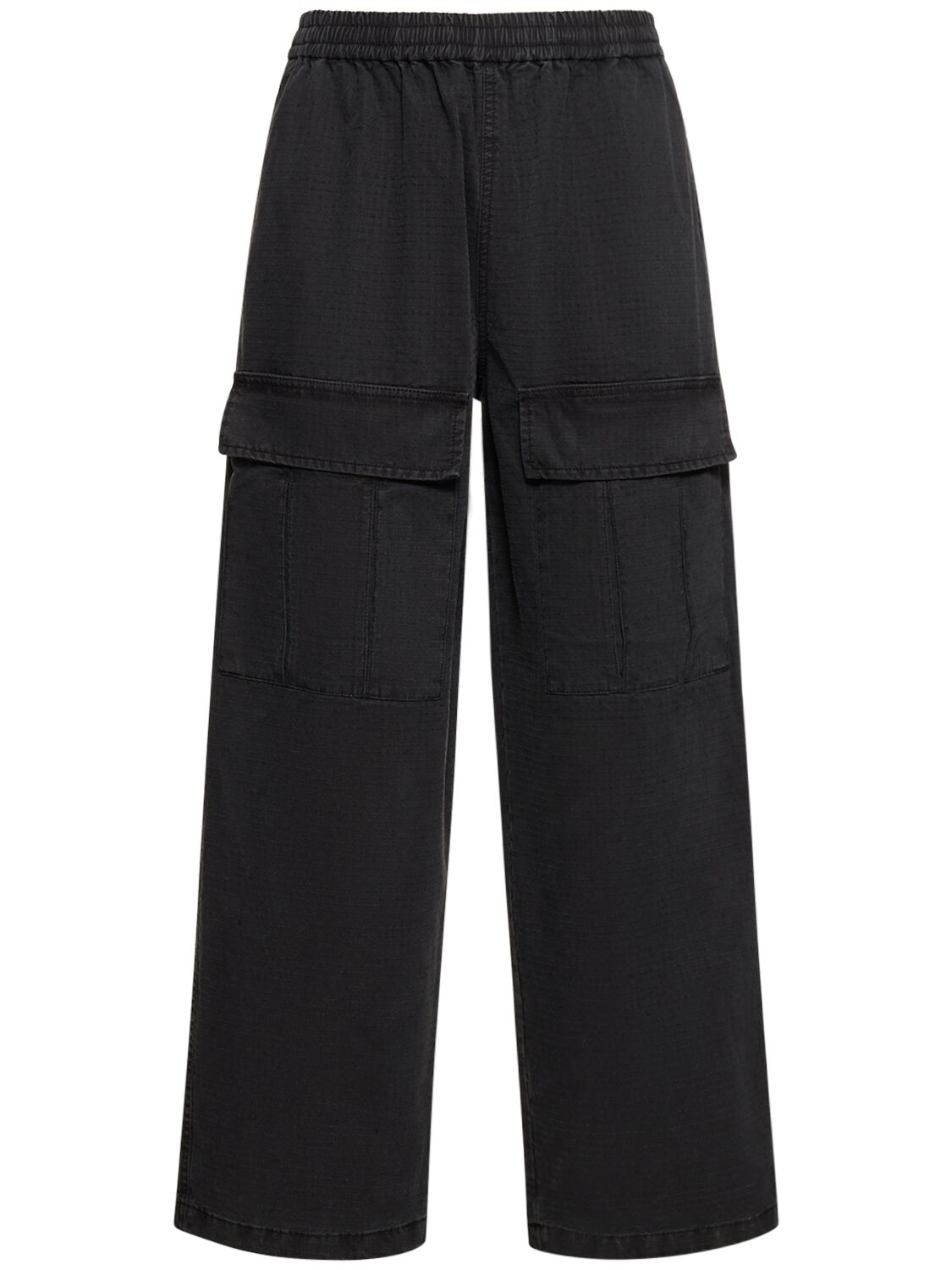 Acne Studios Prudento Cotton Ripstop Pants In Black