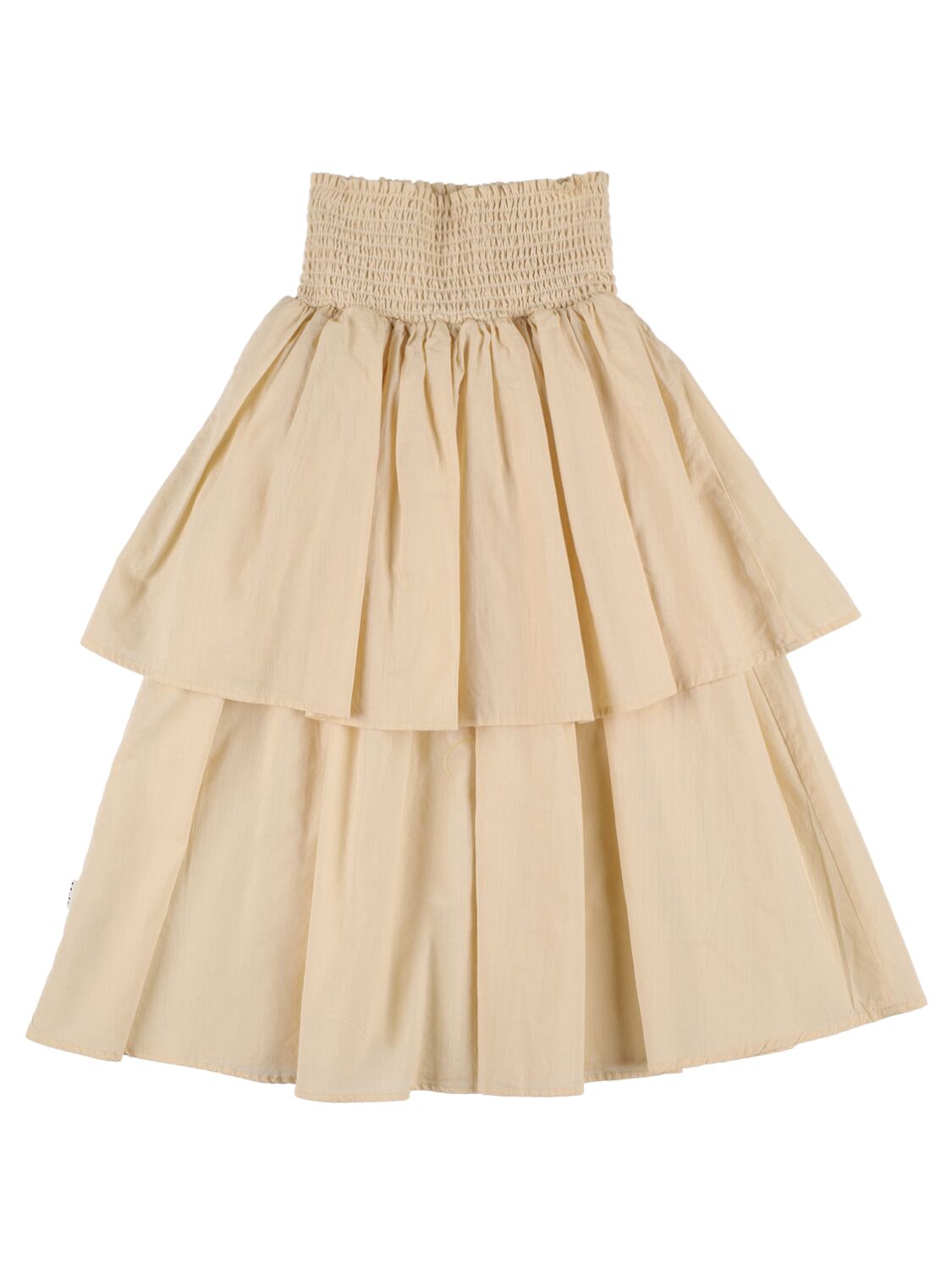 Shop Molo Cotton Skirt In Off White