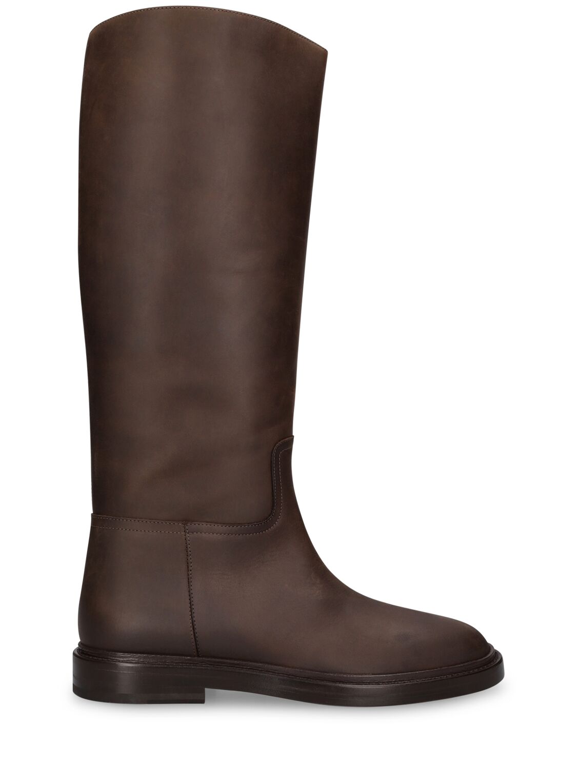 30mm Leather Tall Boots