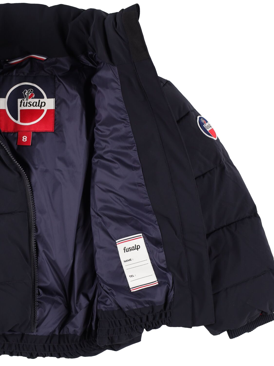 Shop Fusalp Nylon Puffer Ski Jacket In Navy