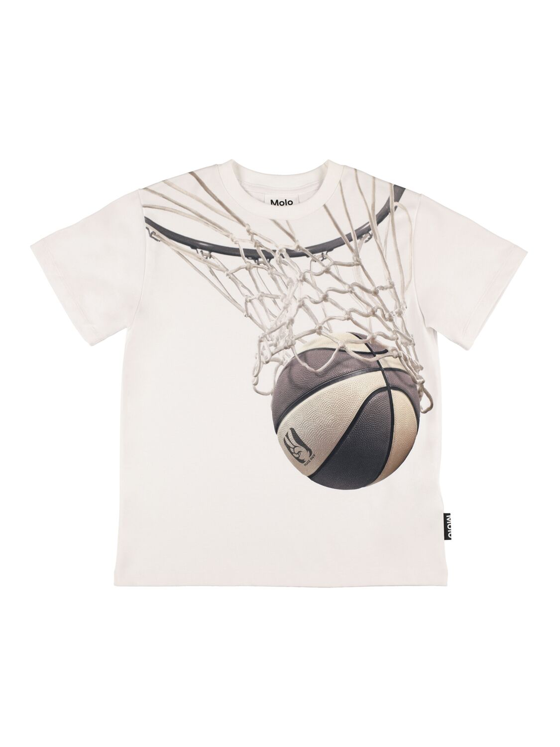 Image of Basket Print Organic Cotton T-shirt