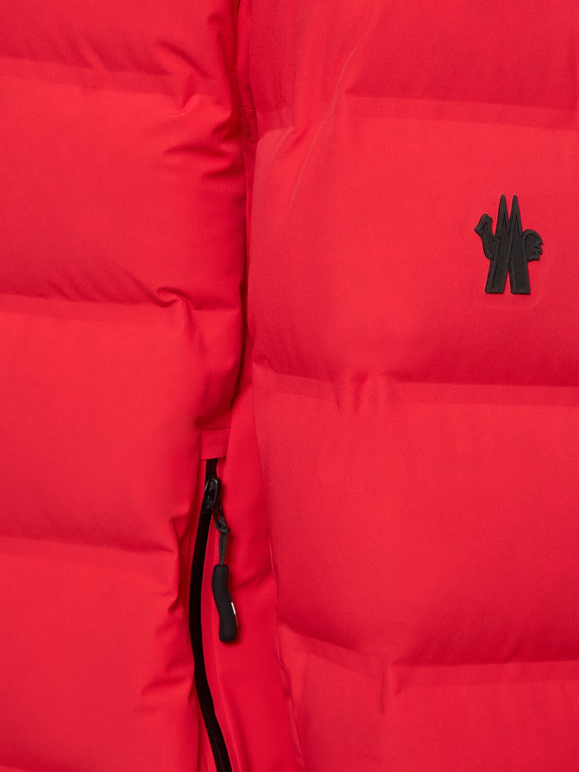 Shop Moncler Lagorai Nylon Down Ski Jacket In Red