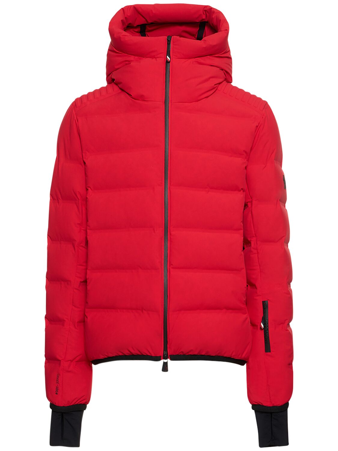 Shop Moncler Lagorai Nylon Down Ski Jacket In Red
