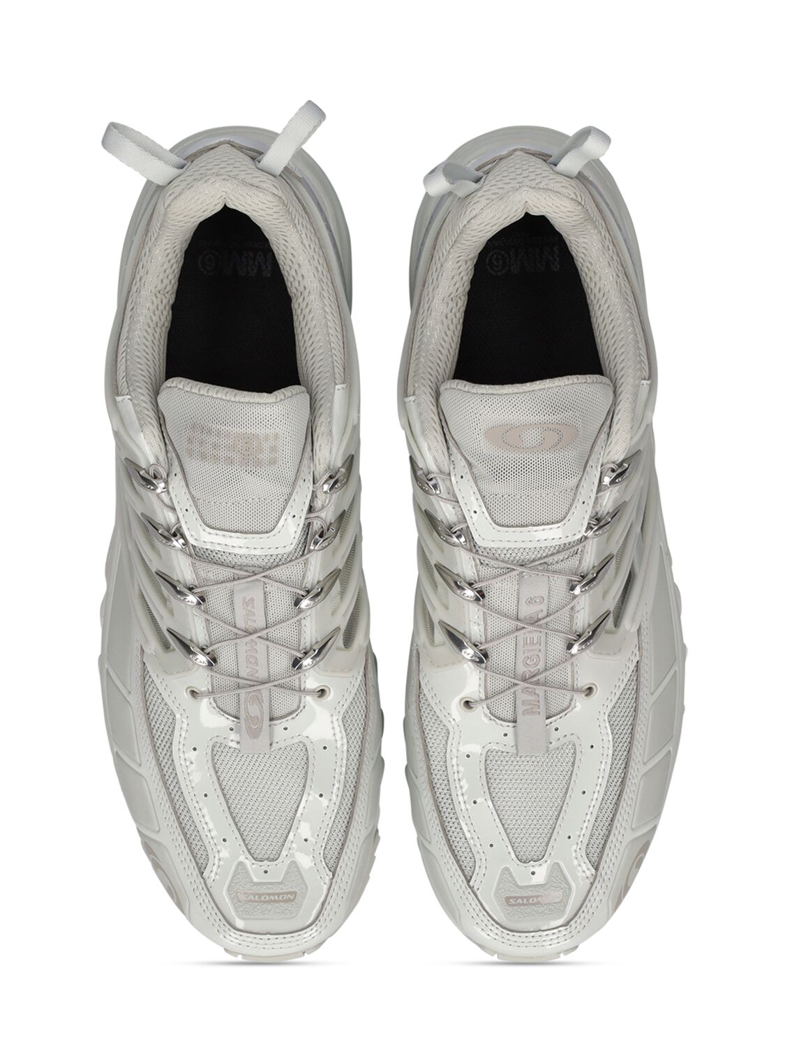 Shop Mm6 Maison Margiela Mm6 X Salomon Acs Pro Sneakers In White,grey
