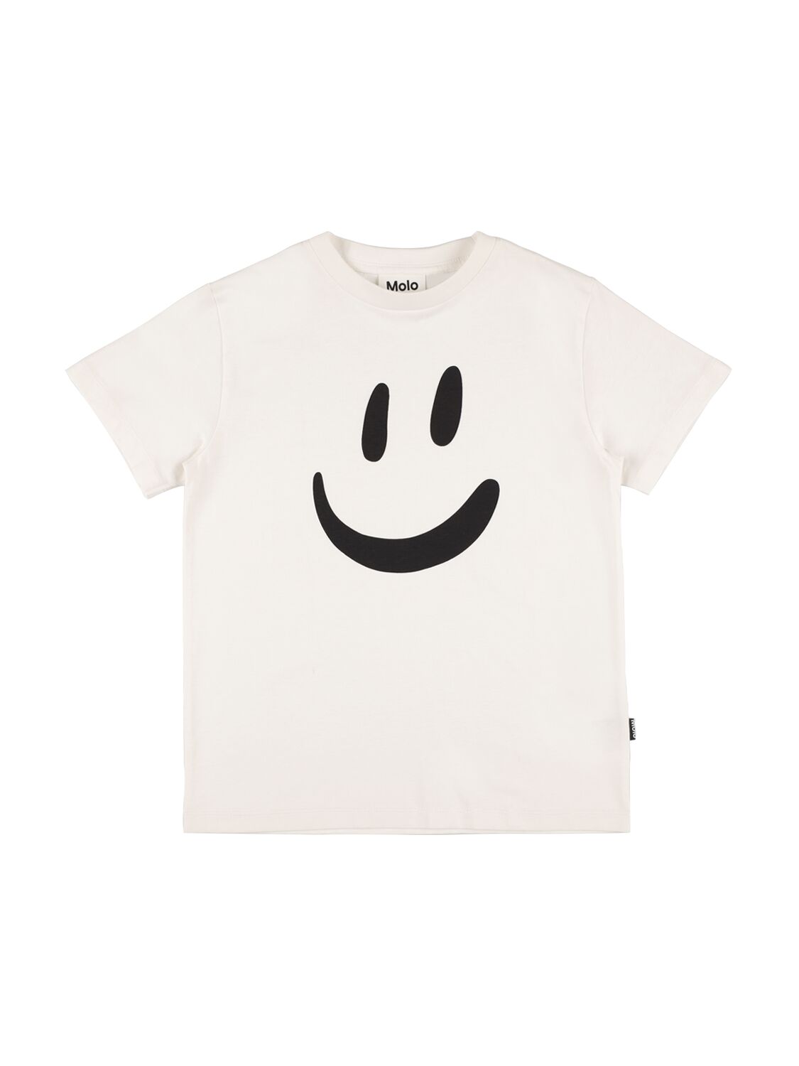Molo Kids' Printed Organic Cotton Jersey T-shirt In White