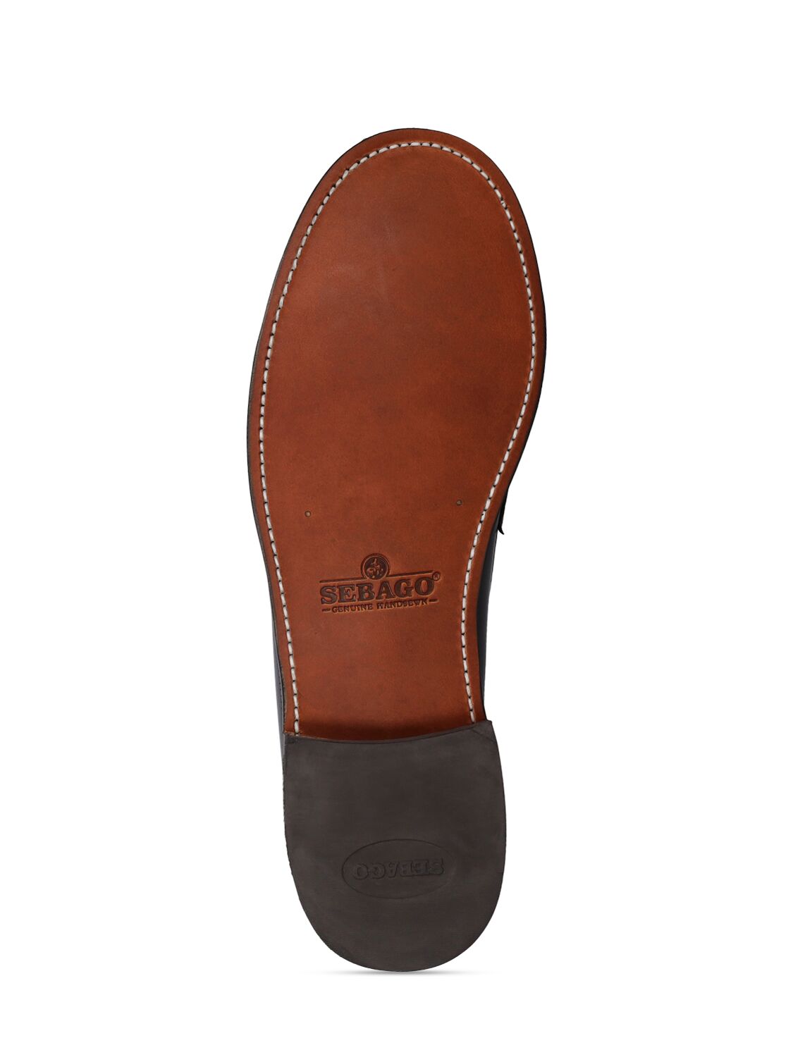 Shop Sebago Classic Joe Brushed Leather Loafers In Black