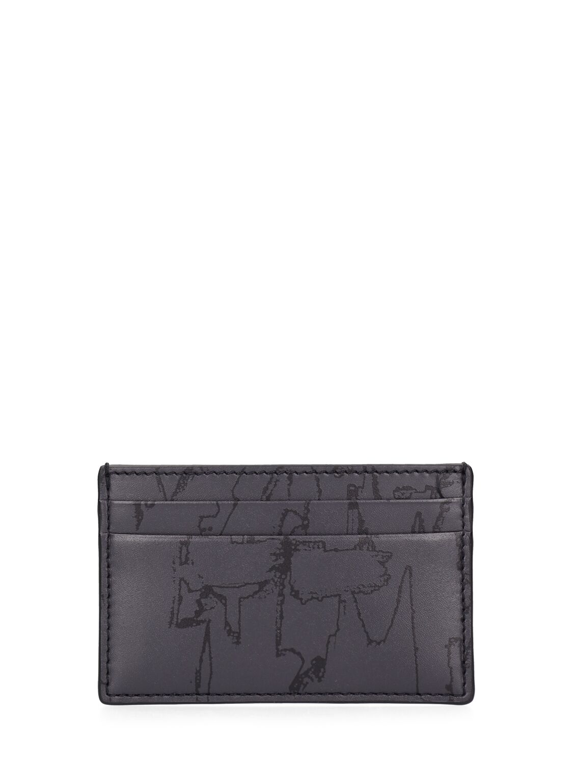 All Over Logo Leather Card Case