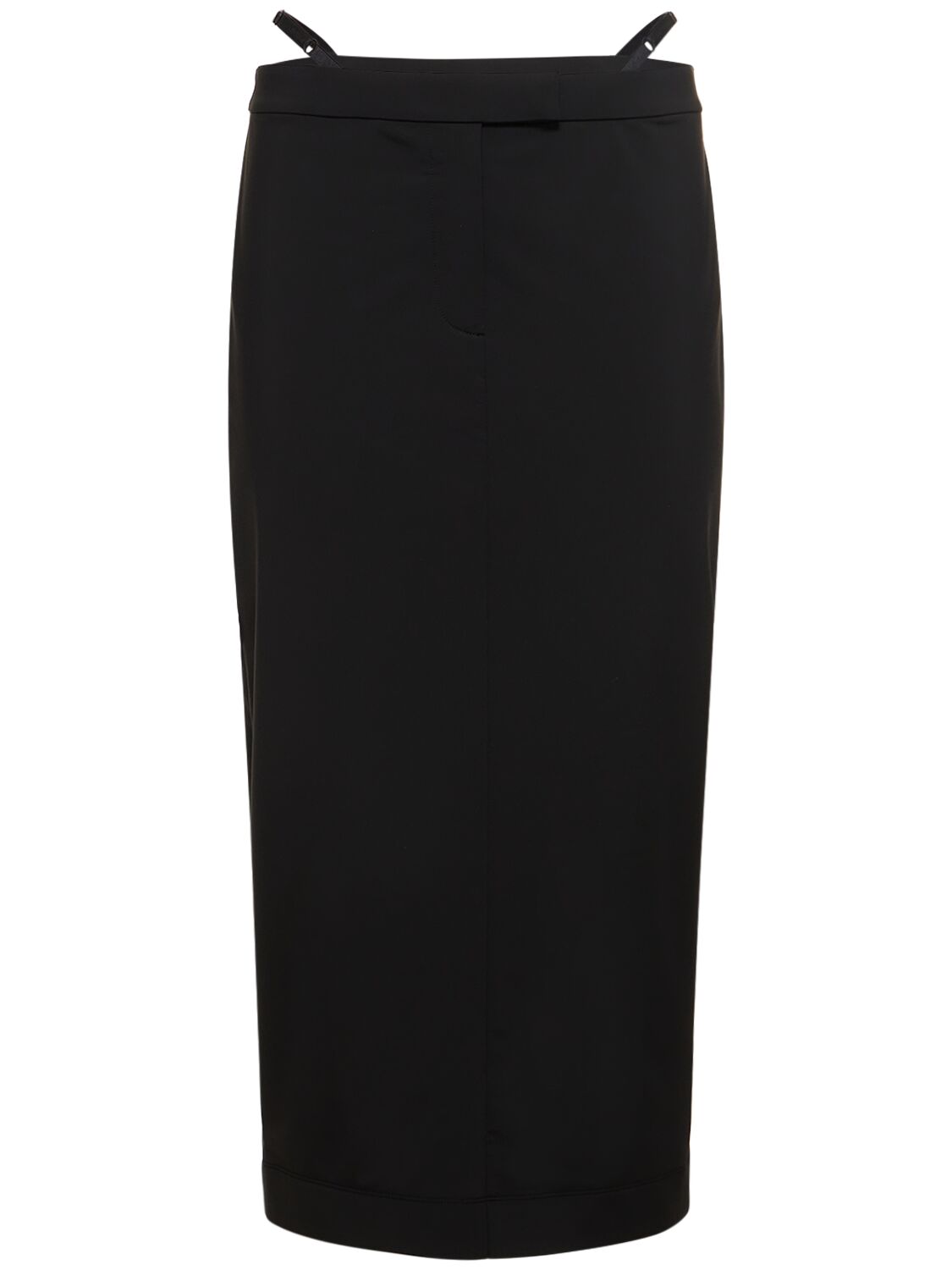 Image of Fitted Tech Long Skirt W/straps