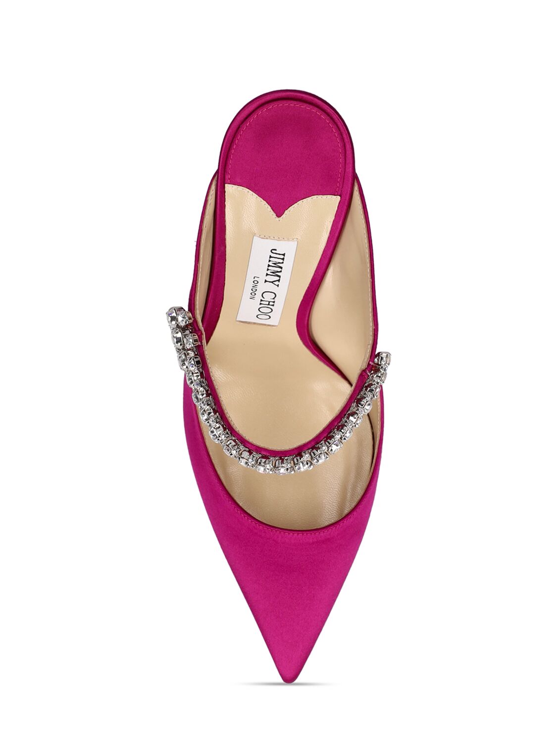 Shop Jimmy Choo 100mm Bing Satin Pumps In Light Purple