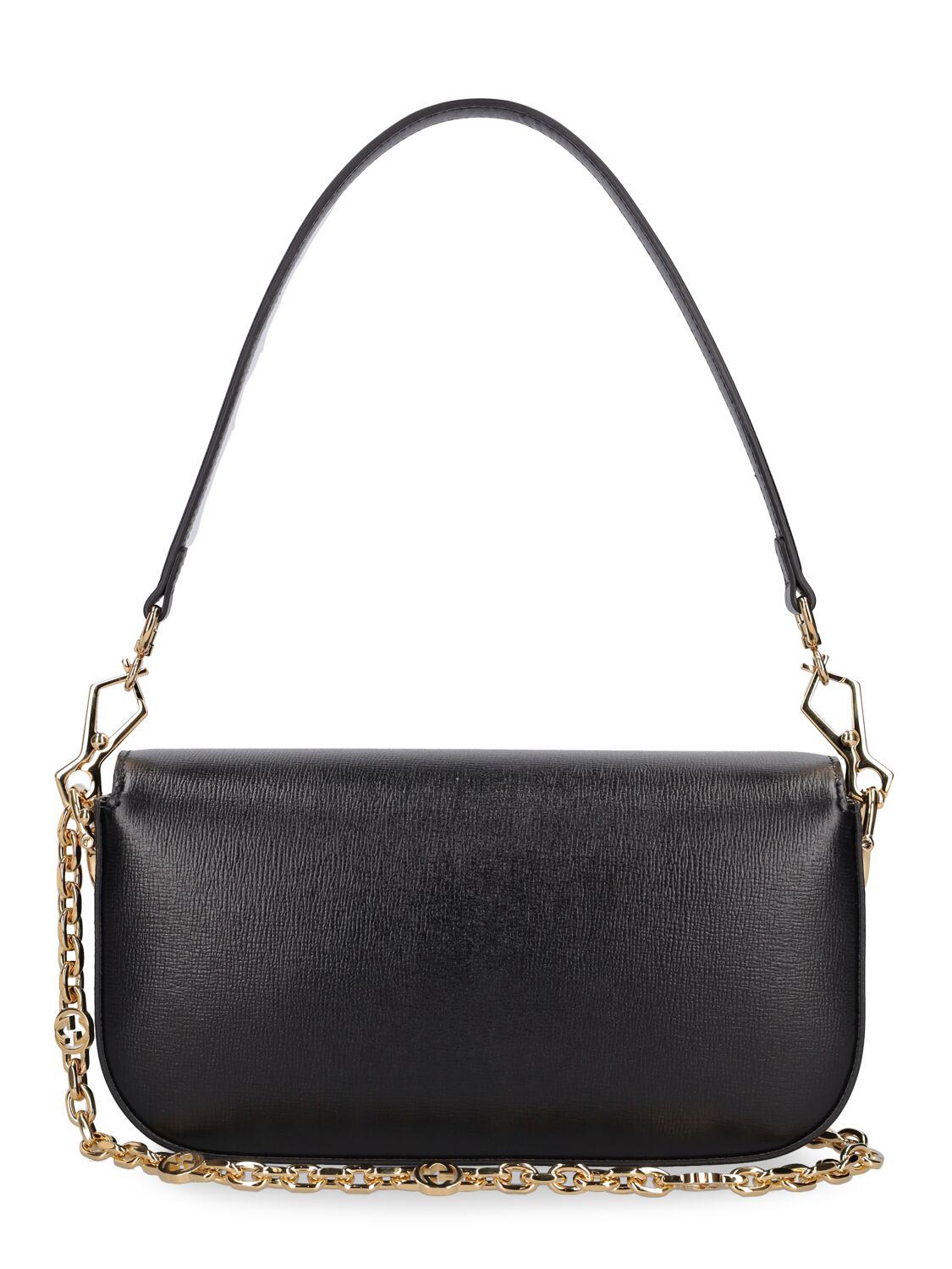 Shop Gucci Small 1955 Horsebit Leather Shoulder Bag In Black