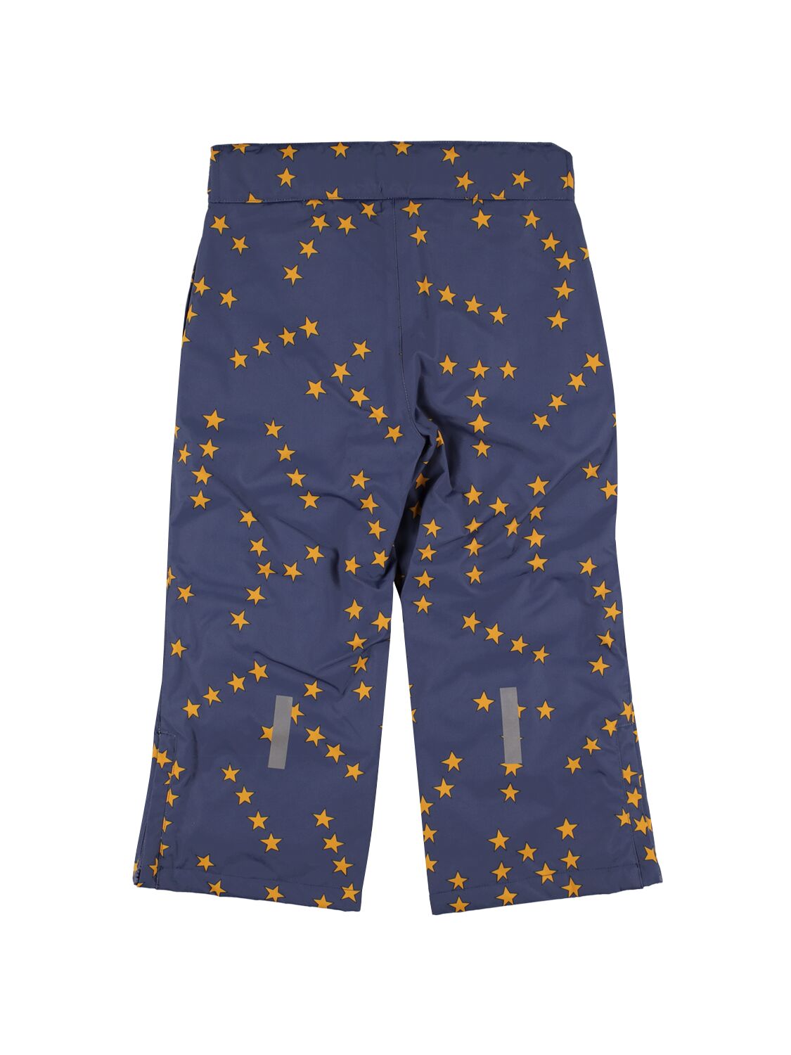 Shop Tiny Cottons Star Print Nylon Puffer Ski Pants In Navy