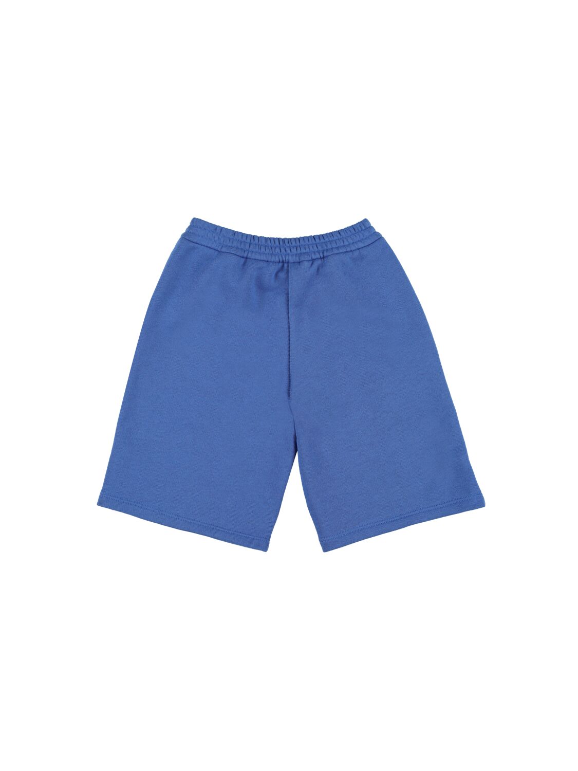 Shop Gucci Cotton Blend Jersey Shorts In Blue,multi