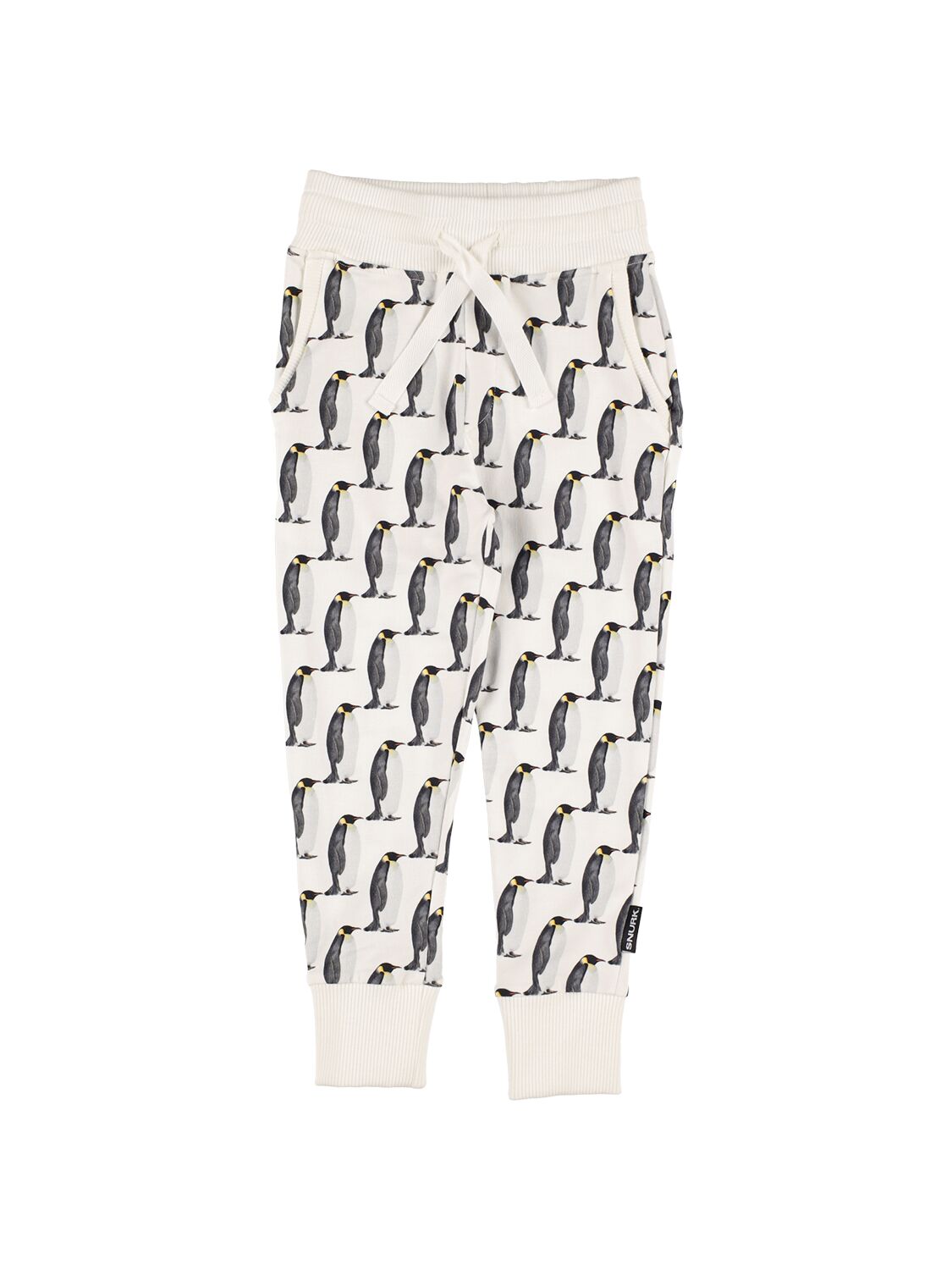 Image of Penguin Print Organic Cotton Sweatpants