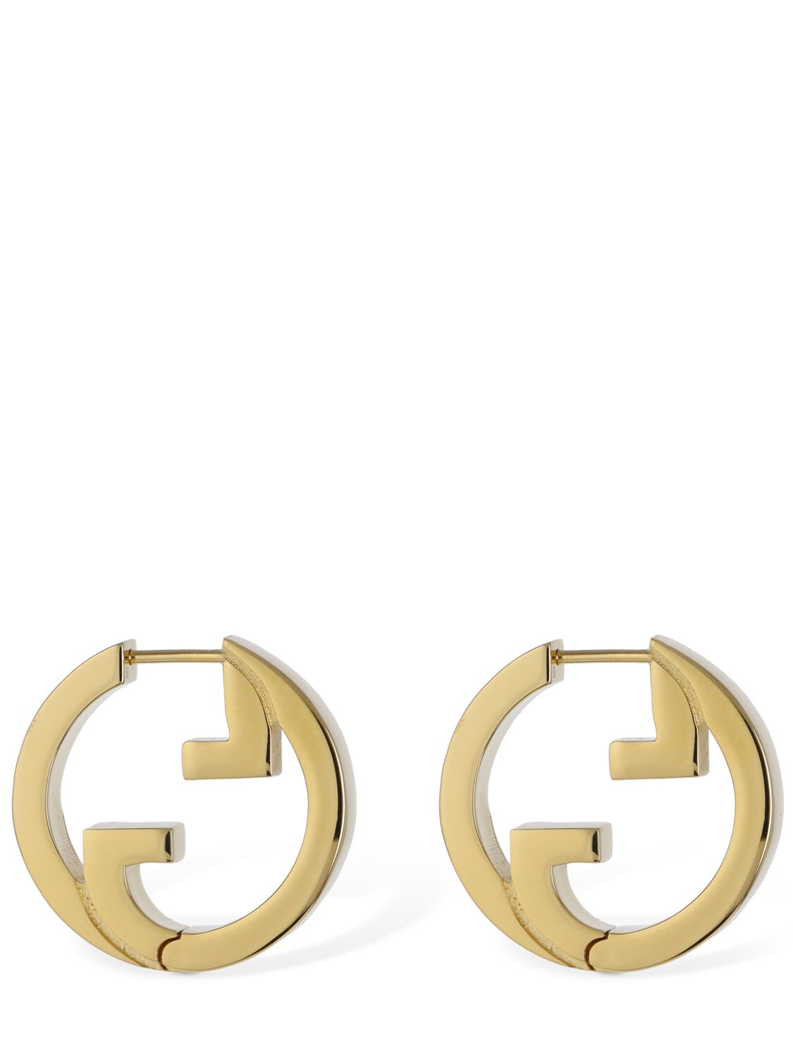 Gucci Blondie Brass Earrings In Gold