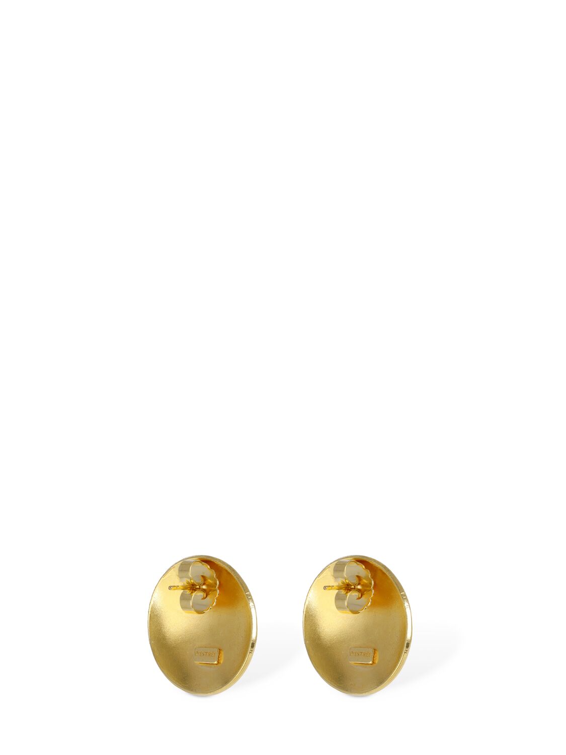 Shop D'estree Sonia Geometric Stud Earrings In Gold