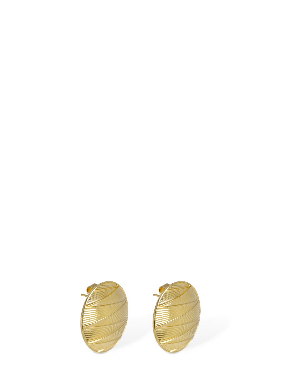 Shop D'estree Sonia Geometric Stud Earrings In Gold