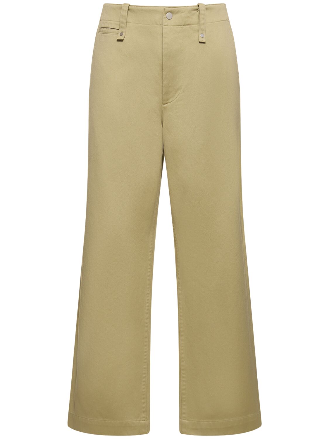 Image of Cotton Straight Pants