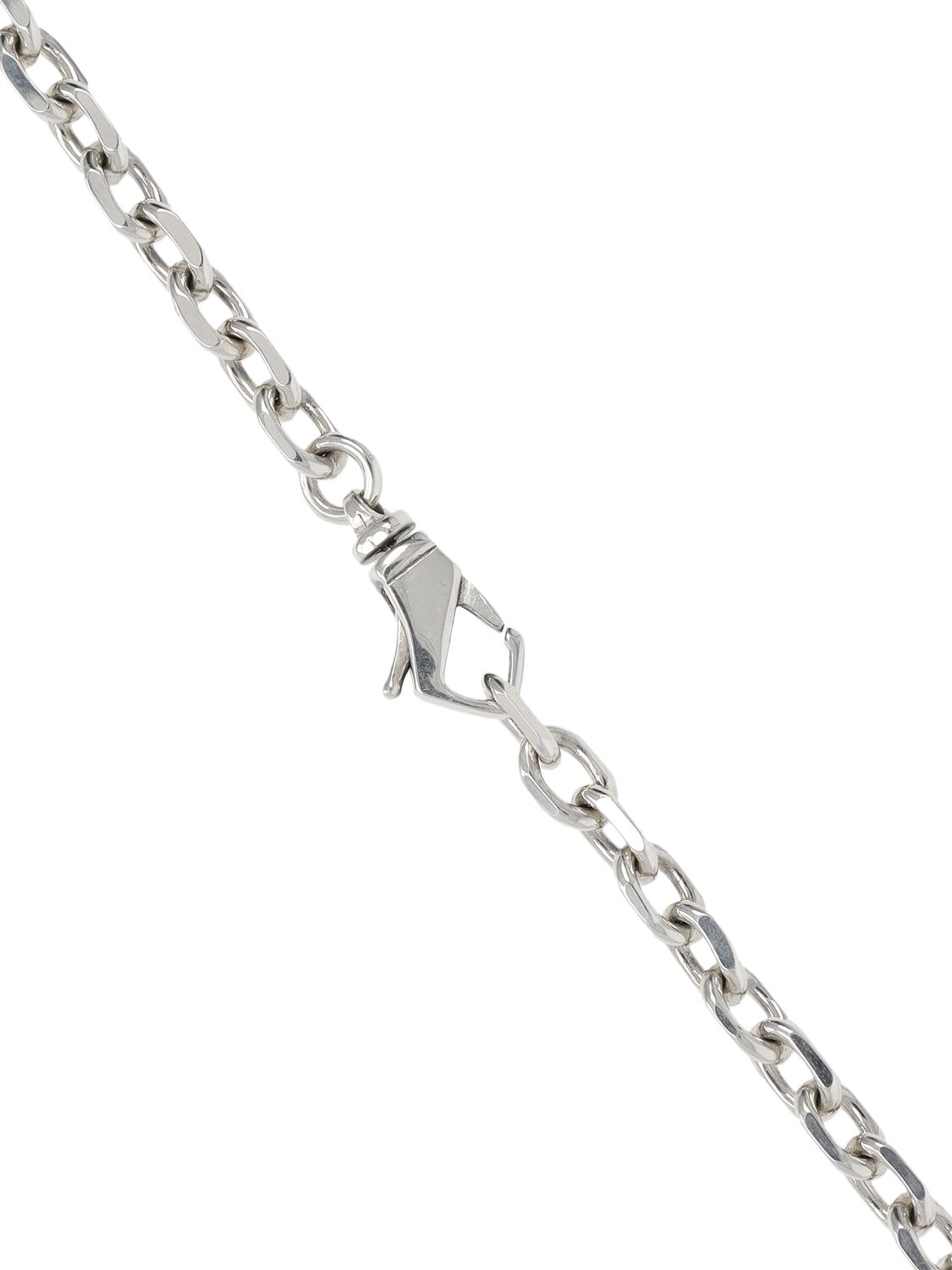 Shop Emanuele Bicocchi Avelli Large Cross Necklace In Silver