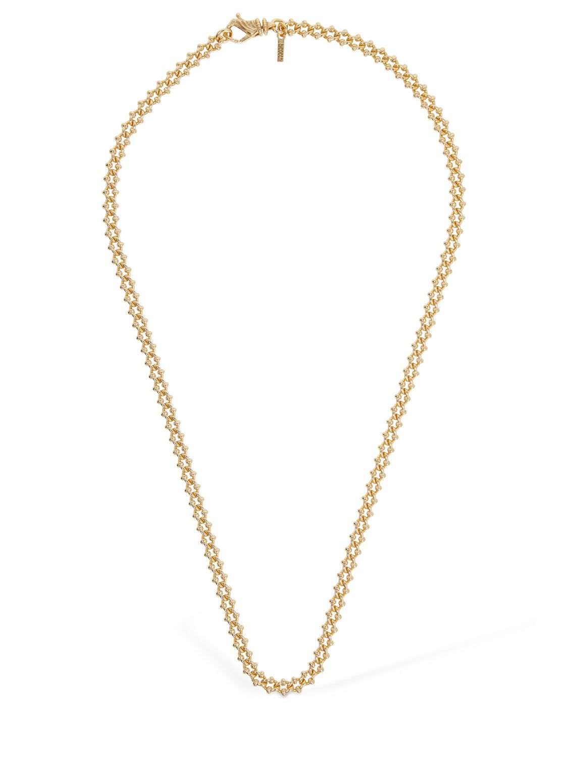 Emanuele Bicocchi Knot Chain Necklace In Gold