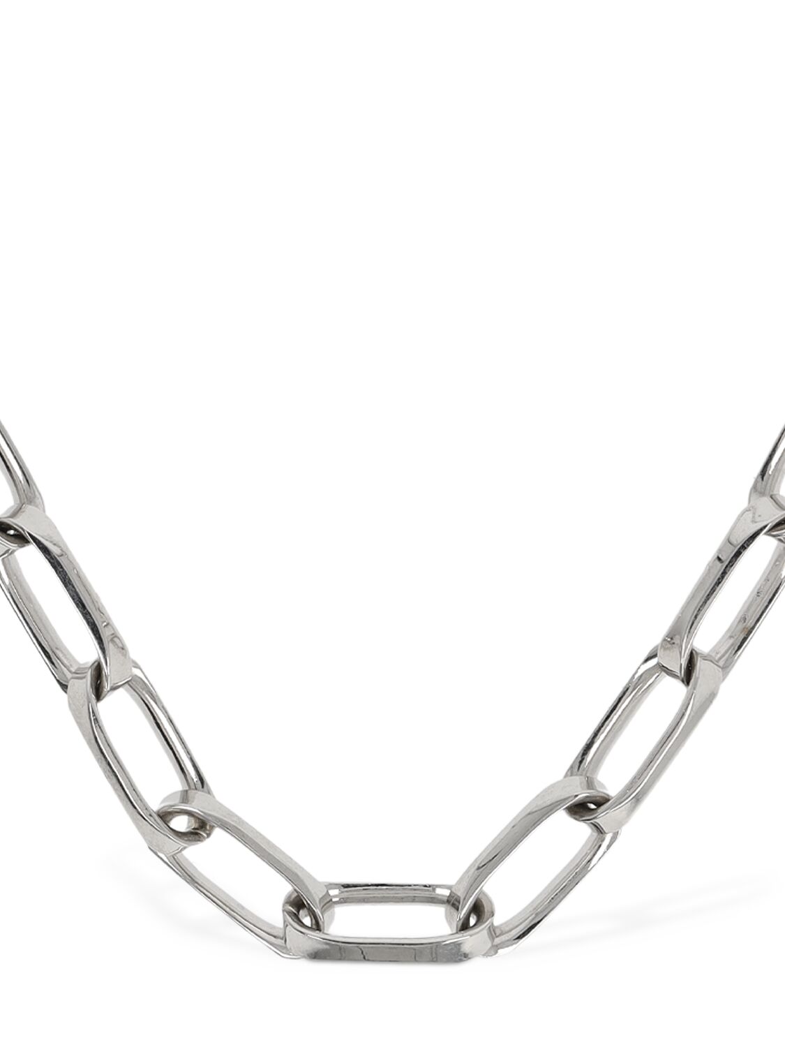 Shop Emanuele Bicocchi Cable Chain Necklace In Silver