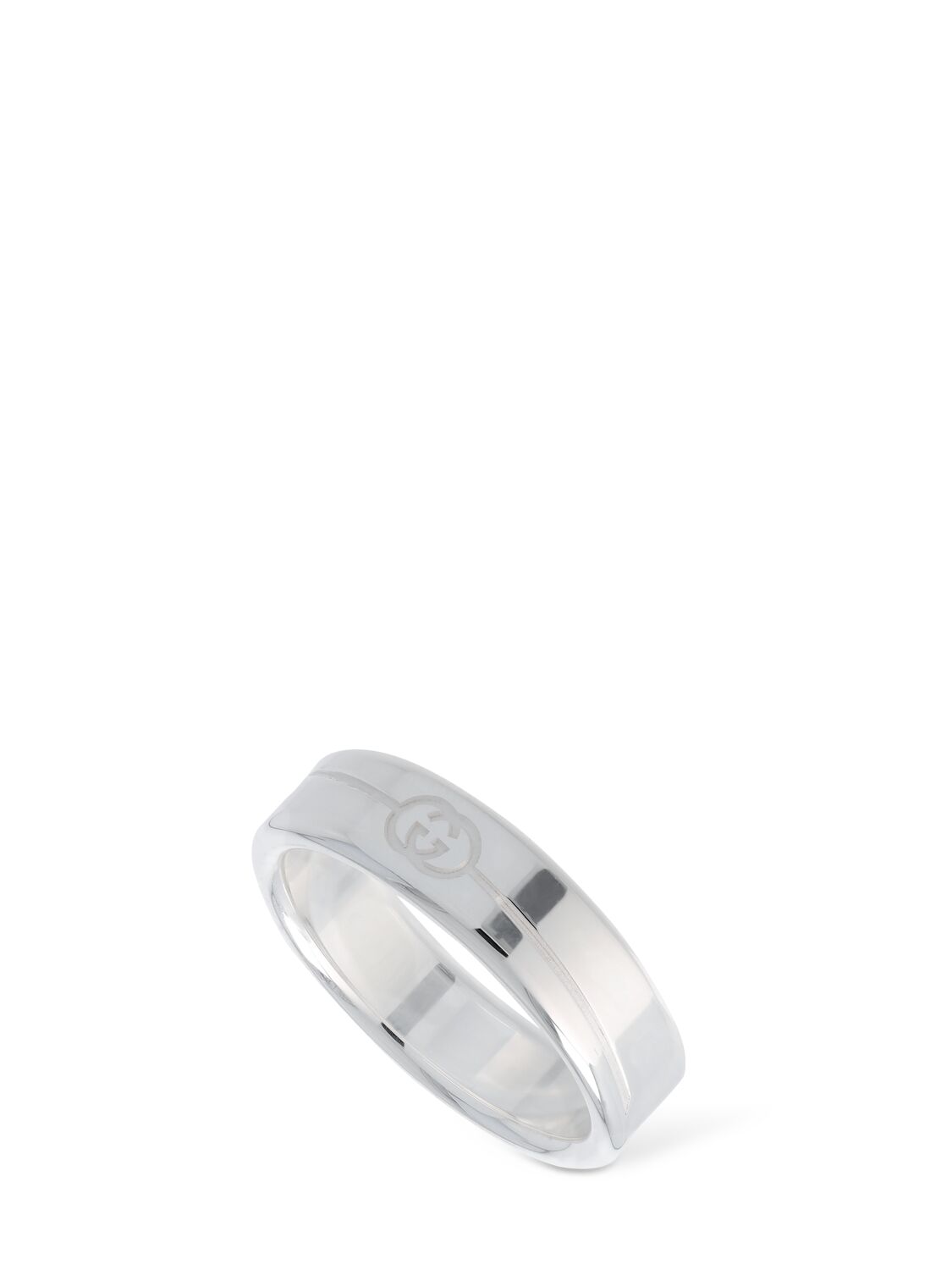 Gucci Tag Sterling Silver Ring