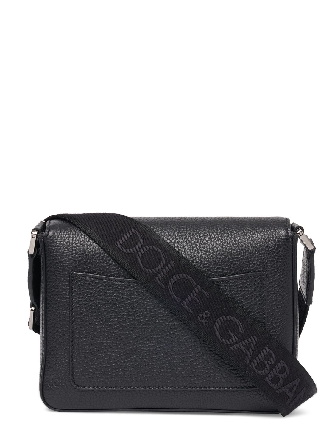 Shop Dolce & Gabbana Dg Embossed Logo Crossbody Bag In Black