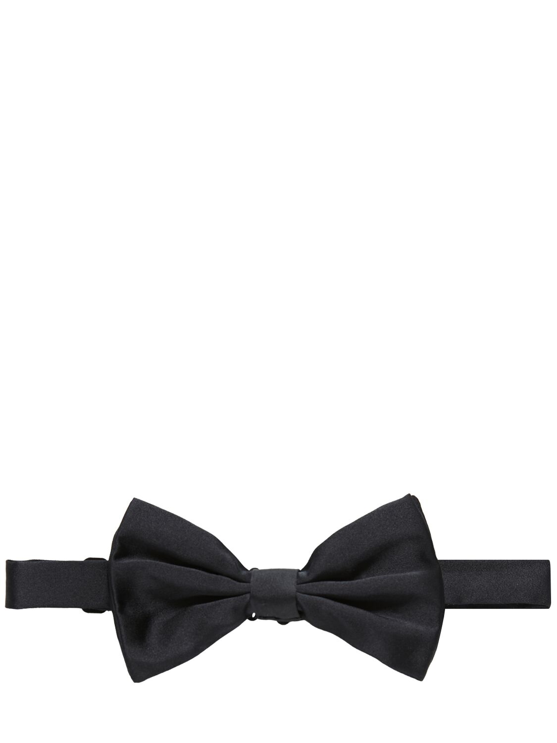 Shop Dolce & Gabbana Silk Bow Tie In Black