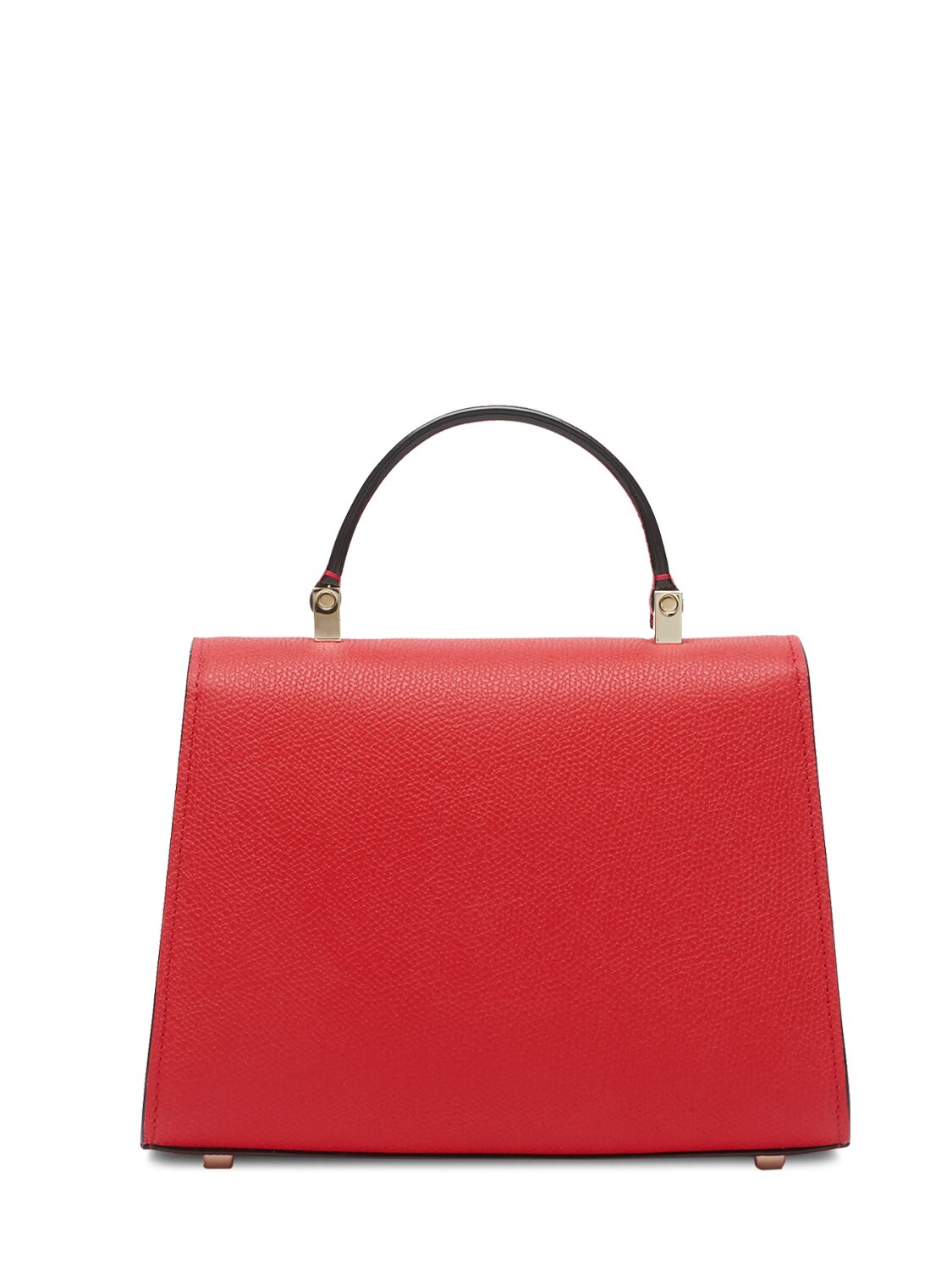 Shop Valextra Micro Iside Grained Leather Bag In Tango