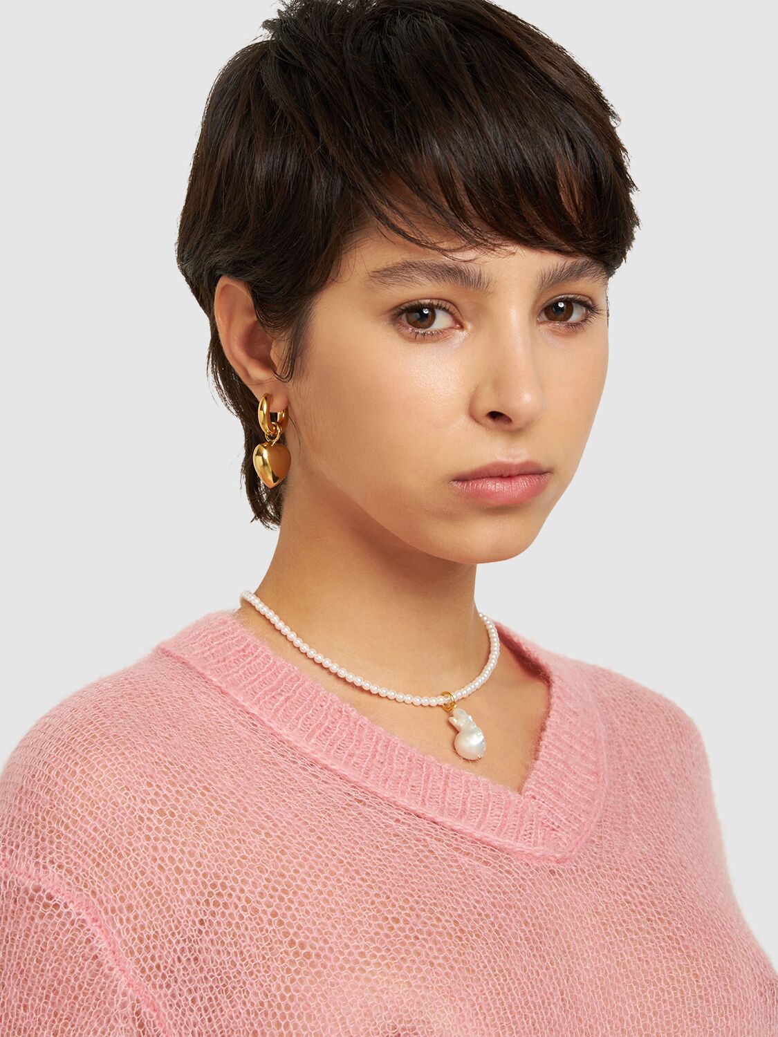 Shop Timeless Pearly Holiday Box W/necklace & Earrings In Gold,pearl