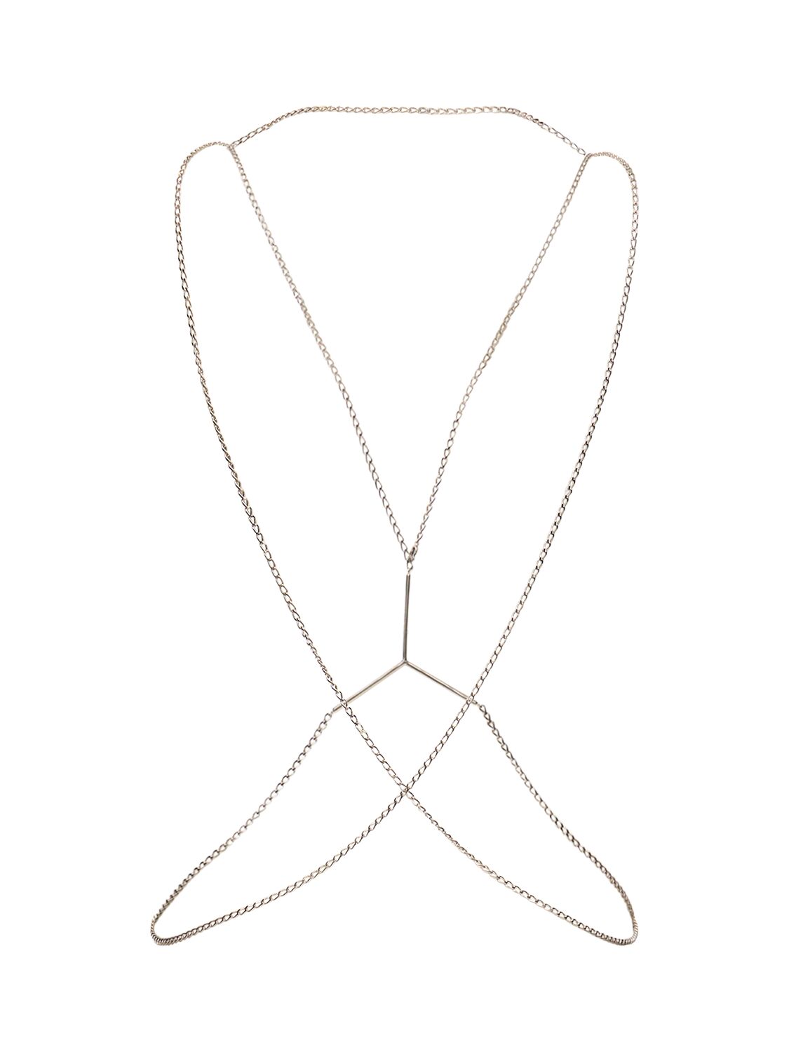 Shop Y/project Y Multi-chain Necklace In Silver