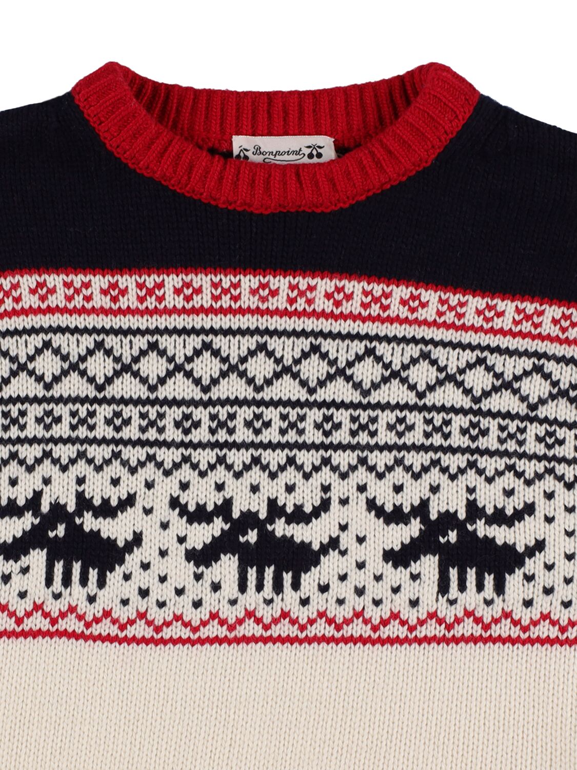 Shop Bonpoint Danael Knit Sweater In Multicolor